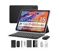 TABLET BLACKVIEW MEGA 2 Set con Tastiera (QWERTY international US), 256 GB, 12 ", Grigio