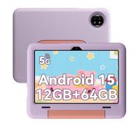 Tablet Tattile Bambini - BLACKVIEW Tab 20 Kids - Android 15 - 10 Pollici - 12GB RAM - 64GB ROM, 6600 mAh, Controllo Parentale, Face ID - Viola