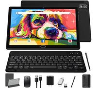 Tablet da 10 pollici Android 11 tablet, 2 in 1 Tablet PC con 4+64/128 GB di memoria Octa-Core, Dual Sim Card Slot Supporto 4G Cellular Tablet con tastiera, fotocamera 13 MP, batteria 6000 mAh, GPS