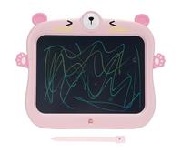 Tablet da Disegno LCD per Bambini, Tavola da Scaratura Colorata, Pad di Scrittura Elettronica Portatile con Stilo e Pulsante di Cancellazione (Pink)