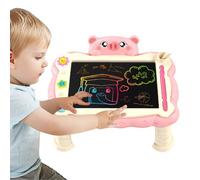 Tablet da disegno LCD, scheda doodle magnetica, scheda di disegno educativo con supporto, strumento di apprendimento riutilizzabile, scrittura tablet per la pratica della scrittura a mano