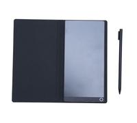 Tablet da Scrittura Riutilizzabile, Tablet di Scrittura LCD Cancellabile - Schermo Intero da 6,5 pollici, la Scheda Doodle Include lo Stilo e la Copertina in Pelle, la