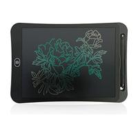 Tablet di Scrittura LCD, Tavolo da Doodle Elettronico a Colore Educativo Verde Tavolo da Disegno per Bambini, Facile Cancella, Leggero e Compatto, Schermo a Colori LCD da 10 (Nero)