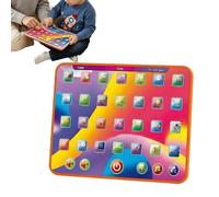 Tablet didattico per bambini - Giocattolo educativo 15,5x11,5 cm, dispositivo elettronico ABS, dispositivo per arricchire il vocabolario con giochi | Tablet didattico per attività di studio scolastico