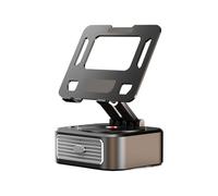 Tablet Holder For Desk - 360 Degree Rot | Stereo Adjustable Stand For Creative Desk Speaker, Office and Desktop Holder, durevole; Perfect For Professional Video Calls and Ergonomic Setup