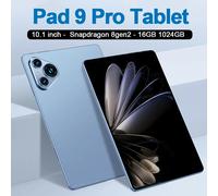 Tablet originale Pad 9 Pro da 10.1 pollici Android 13 Snapdragon 8gen2 Global 16GB + 1024GB 10000mah 5G Dual SIM WIFI HD Schermo