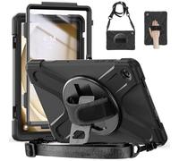 Tablet PC Caso Compatibile con Samsung Galaxy Tab A9 Plus 2023 SM-X210/SM-216/SM-X218 Custodia da 11 pollici, Custodia antiurto e anticaduta con tracolla Custodia protettiva for bambini Custodia in si