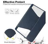 Tablet PC Caso Compatibile con Samsung Galaxy Tab A9 Plus Custodia con tastiera wireless rimovibile S Pen Holde, Cover morbida in TPU con visualizzazione multi-angolo, Auto Sleep/Wake Galaxy Tab A9 Pl