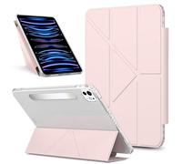 Tablet PC Caso Compatible With iPad Pro 11 Inch M4 2024 (5th Gen) Case Detachable Magnetic Slim Protective Cover, Multi-Angle Viewing Clear Transparent Back Shell Shockproof Case Tablet copertura post