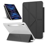 Tablet PC Caso Compatible With iPad Pro 11 Inch M4 2024 (5th Gen) Case Detachable Magnetic Slim Protective Cover, Multi-Angle Viewing Clear Transparent Back Shell Shockproof Case Tablet copertura post