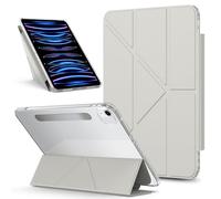 Tablet PC Caso Custodia compatibile con iPad Air da 13 pollici M3 2025/M2 2024, custodia protettiva sottile con supporto magnetico staccabile, visione multi-angolo, guscio posteriore trasparente, anti