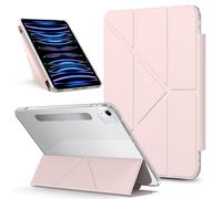 Tablet PC Caso Custodia compatibile con iPad Air da 13 pollici M3 2025/M2 2024, custodia protettiva sottile con supporto magnetico staccabile, visione multi-angolo, guscio posteriore trasparente, anti