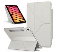 Tablet PC Caso Custodia compatibile con iPad Mini 7 A17 Pro 2024/Mini 6 2021 da 8,3 pollici di settima/sesta generazione, custodia protettiva sottile con supporto magnetico staccabile, guscio posterio
