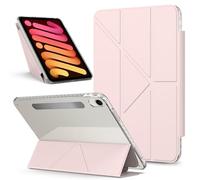 Tablet PC Caso Custodia compatibile con iPad Mini 7 A17 Pro 2024/Mini 6 2021 da 8,3 pollici di settima/sesta generazione, custodia protettiva sottile con supporto magnetico staccabile, guscio posterio