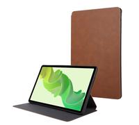 Tablet PC Caso Custodia con supporto compatibile con Realme Pad 2 11.5 pollici 2023, custodia protettiva sottile in pelle for tablet, con visualizzazione multi-angolo Tablet copertura posteriore(Kahve