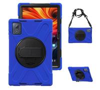 Tablet PC Caso Custodia in TPU antiurto resistente compatibile con Lenovo Tab K11 Plus da 11,45 pollici (modello TB352FU) 2024, custodia protettiva antiurto e anticaduta con cavalletto girevole, manig
