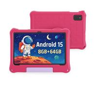 Tablet per bambini da 10 pollici, Android 15 compresse per bambini dai 3 ai 12 anni, controllo genitori, app per bambini precaricate, Octa-Core, 8 GB+64 GB, espandibile da 1 TB, WiFi 6, doppia