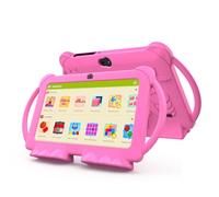 Tablet per bambini da 7 pollici, Android 12 Tablet per bambini, 4 GB RAM 32 GB ROM Tablet per bambini, processore quad-core, schermo IPS 1024* 600, controllo parentale, custodia antiurto doppia