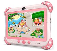 Tablet per bambini da 7 pollici per bambini Wifi Tablet per bambini 32G Android 10 Doppia fotocamera Giochi educativi Controllo parentale, Tablet per bambini con software per bambini preinstallato a