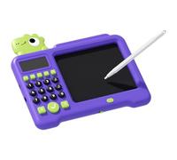 Tablet Scrittura LCD - Tavolo elettrico 2 in 1 Disegno e Scrittura | Tablet Cancellabile Con Apprendimento Matematico Oraļ & Classici Cinesi, Ricaricabile USB | Per Bambini 3-6 Anni