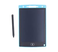 Tablet Scrivere Schermo LCD Facile da essere Portatile Cuscino Carattere Digitale, Lunga Durata della Batteria per Adulti e Batteria Pulsante Inclusa (BLUE)