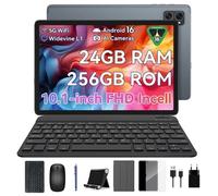 Tablet Tabwee T20 10.1" HD+ 8GB/256GB 5000mAh Android 16 Grigio + Pacchetto Accessori