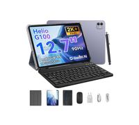 Tablet Tattile BLACKVIEW LINK8 12.7", 2K, 90Hz, 18Go RAM + 256Go ROM, 8400 mAh, Android 15 Tablet Viola, con Tastiera + Stilo + Mouse
