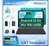 Teclast P30 Tablet Android 14 10.1 pollici max 12 gb RAM 128GB ROM 1280x800 IPS UNISOC T606 8 core Teclast P30 and Case