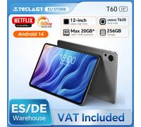 Tablet Teclast T60 12 pollici Android 14 2000x1200 T620 8 Core CPU Max 20GB RAM 256GB ROM 4G LTE Tablet
