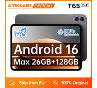 Teclast T65 Tablet Android 16 da 13,4 pollici 1920x1200 120Hz T7280 8 core Max 20 GB di RAM (8 GB + 12 GB di espansione) 128 GB ROM 4G LTE 8000 mAh