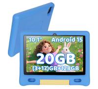 Tablet URAO per Bambini Android 15 da 10 Pollici con Custodia, 20GB RAM, 128GB ROM Espandibile a 1TB, Controllo Parentale, Doppia Fotocamera, WiFi