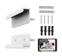 Tablet Wall Holder - Adhesive Tablet Stand & Laptop Shelf Wall Mount | Damage-Free Cradle Bracket | Heavy-Duty Universal Charging Dock for EReader Tablets Smartphones, 1 Pack