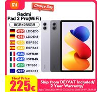 Tablet Xiaomi Redmi Pad 2 Pro Wi-Fi Versione Globale: display da 12,1 pollici con risoluzione 2.5K eccezionalmente nitida, quattro altoparlanti per un audio immersivo.