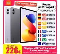 Tablet Xiaomi Redmi Pad 2 Pro Wifi Versione Globale con schermo da 12.1 pollici con risoluzione 2.5K eccezionalmente nitida e quattro altoparlanti per un suono immersivo