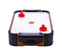 Tabletop Air Hockey Game - Mini trampolino in legno portatile divertente da tavolo | Ufficio compatto da hockey aereo per adulti famiglia bambini | Compleanno Natale Capodanno Adolescenti Feste