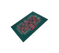 Tabletop Casino Felt Layout - Double-sided Poker Game Mat for Texas Holdem And Blackjack Professional Grade Roulette