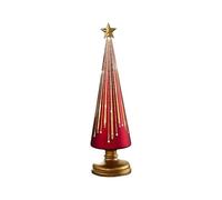 Tabletop Christmas Tree, Pre Letto Holiday Decor, Compact Lighted Display, Festive Artificial Pine Accent Charming Decoration for Desk, Kitchen, Fireplace, Dorm, Apartment, Ristorante Indoor
