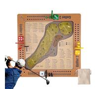 Tabletop Dice Golf Game | Fun And Challenging Golf Dice Game Set,Intuitive Gameplay Movable Pegs And Scoring System, For Fun Party Family Night