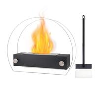 Tabletop Fire Pit Outdoor - Portable Fireplace, 35×12×28cm Stove Decoration | Real Flame Fireplace for Home, Living Room, Kitchen, Garden, Patio, Backyard, Balcony, Picnic, Parties