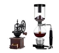 Tabletop Glass Siphon Pot, Coffee Maker, for Home and Office