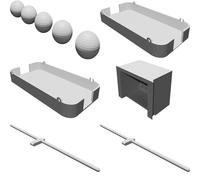 Tabletop Soccer Game Set Portable with Storage - Compact Family Entertainment