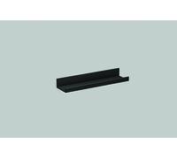 Tablette Alape AS.400.S, L : 400mm, H : 50mm, P : 100mm, sans découpes, rectangulaire, 8270000980, 8270000980, Colorazione: Nero opaco