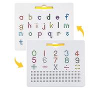 Tablette de Traçage Alphabet Magnétique - Planche Éducative avec Stylet Aimanté | Apprentissage des Letres pour Pratique Ludique | Tableau Lettres - École Maternelle Maison Voyage