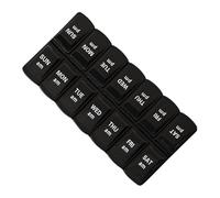 Tablettenbox 7 Tage | Medikamentendosierer Morgens Abends | Pillendose 2 Fächer pro Tag | Pilulier Semainier | Portapillole Settimanale | Portapillole Settimanale | Travel Medicine Organizer 2026