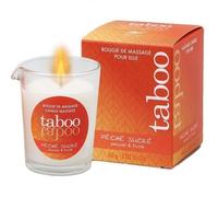 Taboo candela massaggio donna peche sucre odore nettarina
