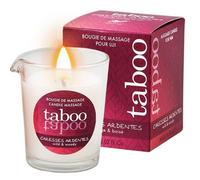 Taboo candela massaggio uomini accarezza ardenti odore felce
