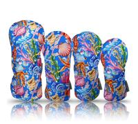 Taboo Fashions Resort Collection Coperture per mazze da golf da donna, set di coperture numerate per mazze da golf per conducenti, fairway e mazze ibride, resistenti alle intemperie, confezione da 4