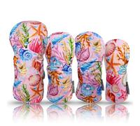 Taboo Fashions Resort Collection Coperture per mazze da golf da donna, set di coperture numerate per mazze da golf per conducenti, fairway e mazze ibride, resistenti alle intemperie, confezione da 4