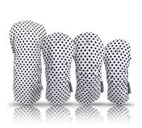 Taboo Fashions Resort Collection Coperture per mazze da golf da donna, set di coperture per mazze da golf numerate, per driver, fairway e mazze ibride, resistenti alle intemperie, confezione da 4