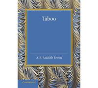 Taboo: The Frazer Lecture 1939